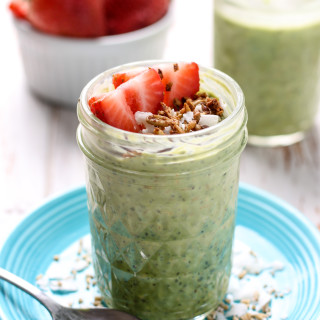 Matcha Overnight Oats [with Protein]