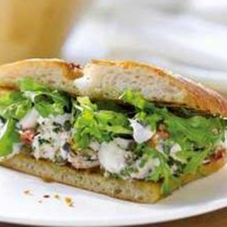 Mediterranean Halibut Sandwiches