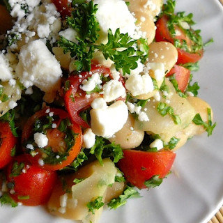 mediterranean white bean salad