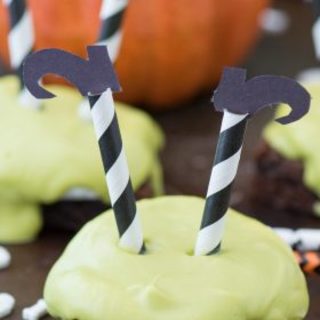 Melted Witch Brownies