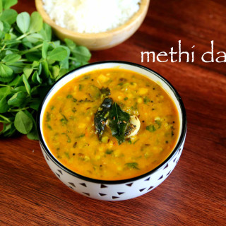 methi dal recipe | methi dal fry recipe | how to make dal methi fry