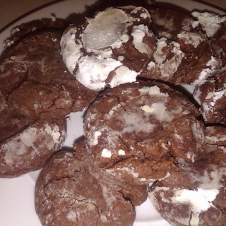 Mexican Chocolate Cherry Cookies