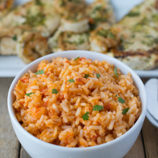 Mexican rice and leftover lunches