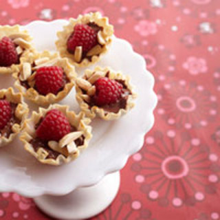 Mini Raspberry Chocolate Tarts