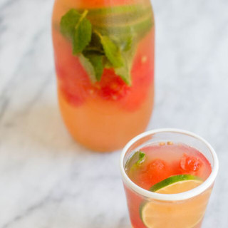 Mint and Watermelon Spa Water