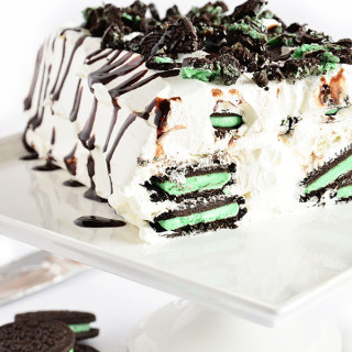Mint Oreo Icebox Cake