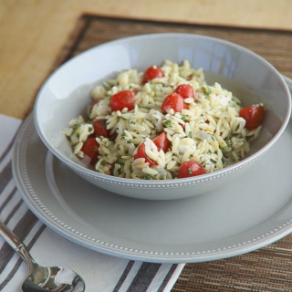 Minted Orzo with Tomatoes
