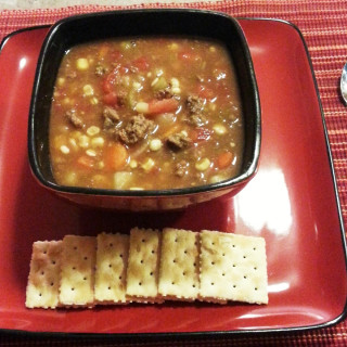 Kay's Beefy Vegetable soup