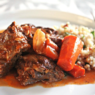 Moroccan Pot Roast With Dried Cherry Couscous