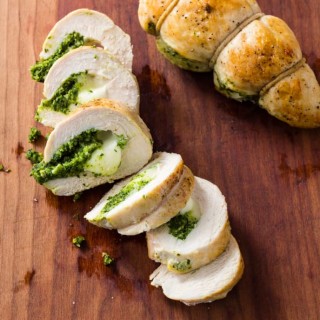 Mozzarella-and-Pesto-Stuffed Chicken Breasts for Two-image