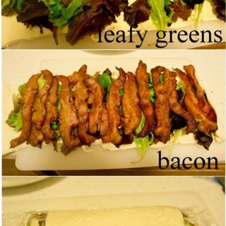 Mozzarella, Bacon & Veg Rollup