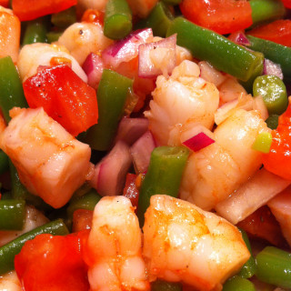 Muffi's Famous Shrimpy Beanie Salad
