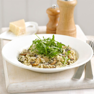 Mushroom and thyme risotto