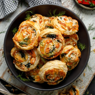 Mushroom-Herb Pinwheels