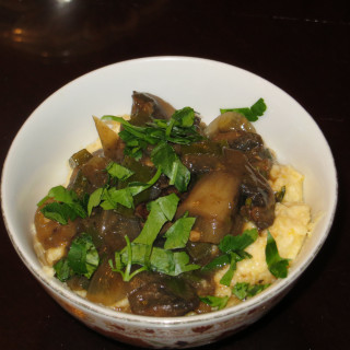 Randi's Mushroom Ragout over Rice or Creamy Polenta (meatless)*