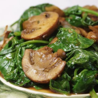 Mushrooms and Spinach Italian Style Recipe
