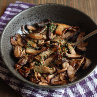Mushrooms with soy sauce
