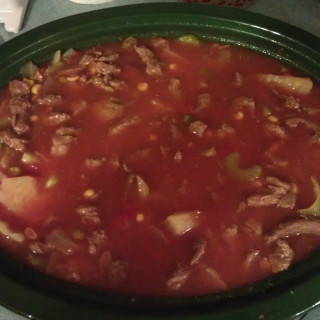 My mom's Vegetable Soup in Crock Pot