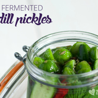 Naturally Fermented Garlic Dill Pickles