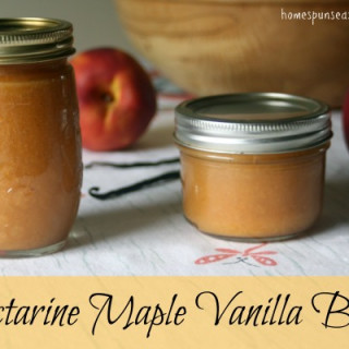 Nectarine Maple Vanilla Butter
