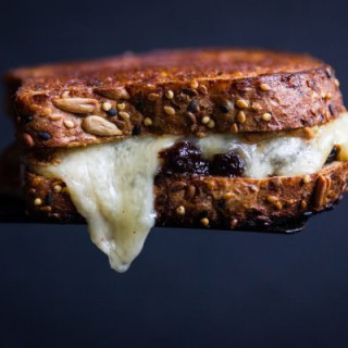 Nutty Fig Manchego Grilled Cheese