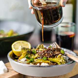 One Pan Mongolian Beef with Veggies and Rice