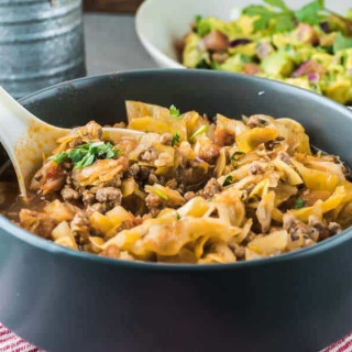 One Pot Amish Beef and Cabbage Skillet