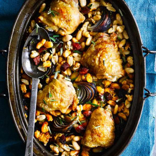 One-pot chicken with cannellini beans and chorizo