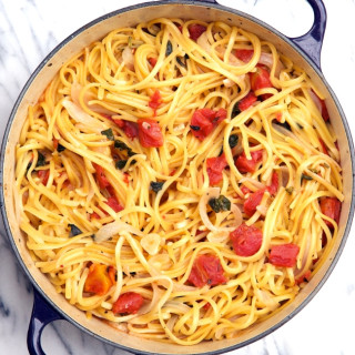 One-Pot Pasta with Tomato-Basil Sauce