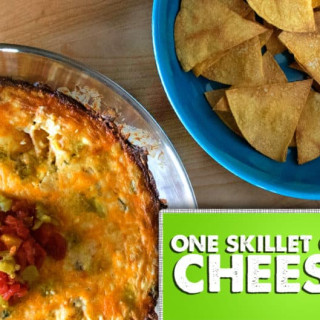 One Skillet Green Chile Cheese Dip