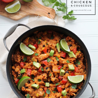 One Pot Mexican Chicken and Couscous
