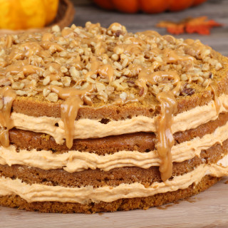 Oregonian - Thanksgiving Spiced Layer Cake with Pumpkin Cream Frosting