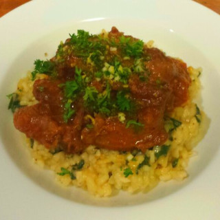 Osso Bucco with Parmesan Spinach Risotto
