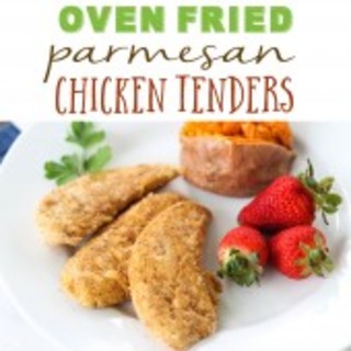 Oven-Fried Parmesan Chicken Tenders {Freezer Meal}