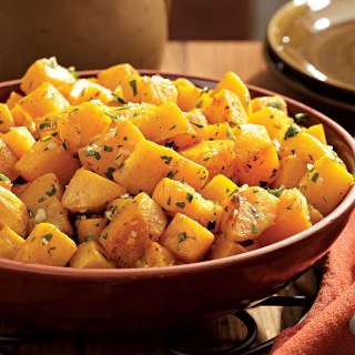 Oven-Roasted Squash with Garlic &amp; Parsley