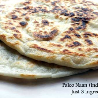 Paleo 3 Ingredient Naan Indian Bread