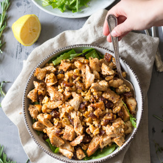 Paleo Chicken Salad with Dates and Walnuts {Whole30}