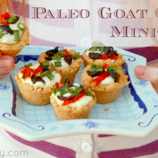 Paleo Goat Cheese Mini Tarts