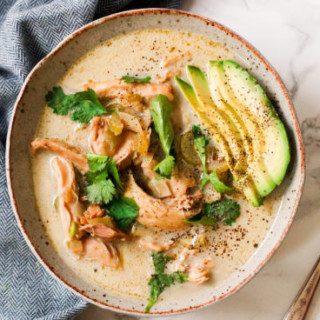 Paleo White Chicken Chili (Whole30, Keto)-image