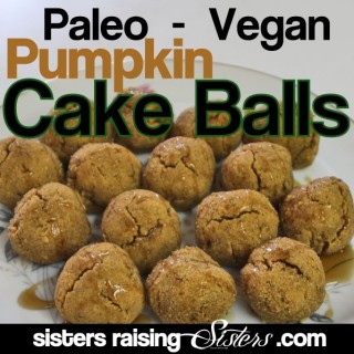 Paleo Vegan Pumpkin Cake Balls