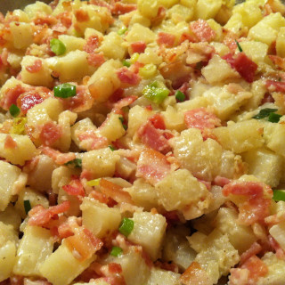 Pan Fried Potatoes and Bacon