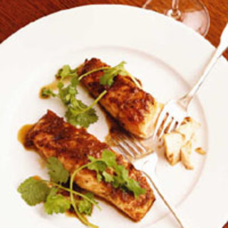Pan-Roasted Salmon with Soy-Ginger Glaze