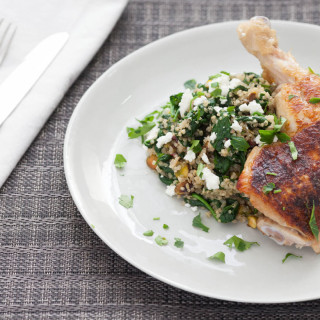 Pan-Seared Chicken with Dried Cherry & Quinoa