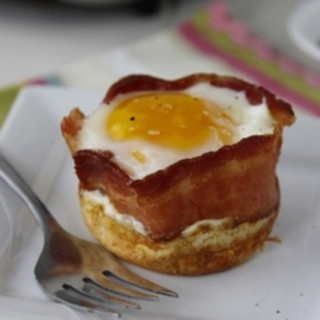 Pancake Bacon and Egg Cups