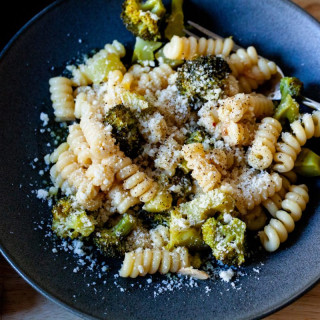 Pasta with Longer-Cooked Broccoli