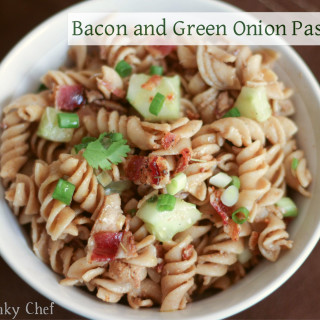 Pasta Salad with Bacon and Green Onions