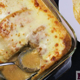 Pastel Azteca – Layered Chicken enchiladas 	-image