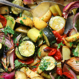Paula Wolfert’s Roasted Vegetables With Garlic and Herbs