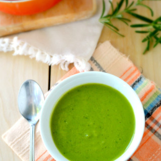 Pea Soup with Fresh Herbs