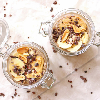 Peanut Butter and Chocolate Overnight Oats
